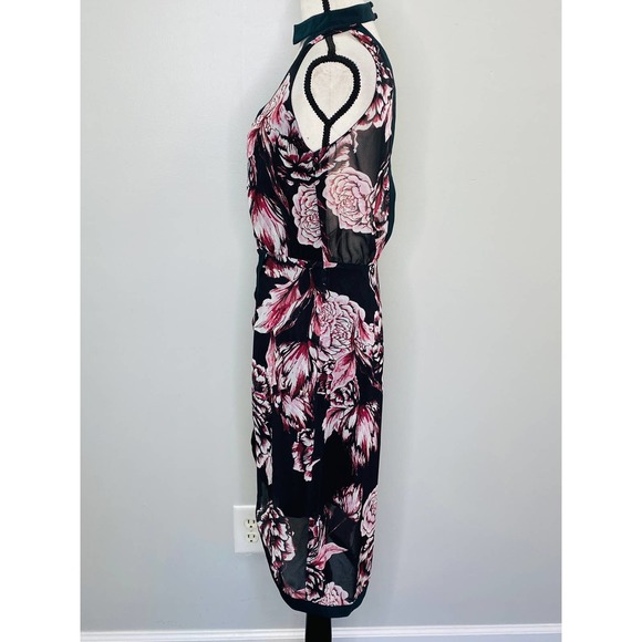 Keepsake The Label Floral Dress Open Back High Low Women Small Femme Luxe - Picture 5 of 12